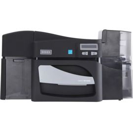 HID FARGO DTC4500E, SINGLE SIDED, SAME SIDE HOPPER, USB AND ETHERNET NO LOCKING HOPPER-055200