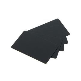 Plastikkarte, schwarz-Black PVC Card, 15 mil