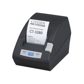 Citizen CT-S281, RS232, 8 Punkte/mm (203dpi), Cutter, schwarz-CTS281RSEBK