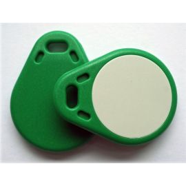 RFID 1k, 13,56MHz, Tear Shape Keyfob ( Box 10 Pieces ), Green-G64510967