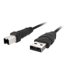 USB Kabel (A/B), 5m, schwarz-USB5BF