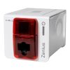 Evolis Zenius Expert, einseitig, 12 Punkte/mm (300dpi), USB, Ethernet, Contactless, rot